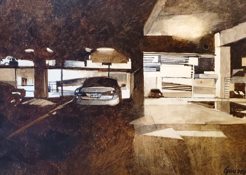 <em>Parking Garage 2am</em> by Stan Goudey <em>Parking Garage 2am</em> by Stan Goudey