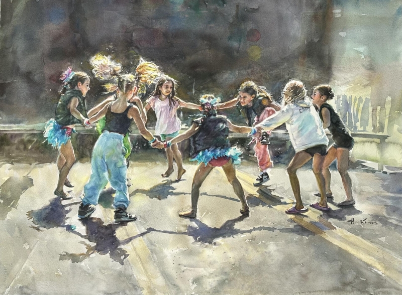 <em>Let’s Give It a Whirl  </em> by Hyun Kim <em>Let’s Give It a Whirl  </em> by Hyun Kim