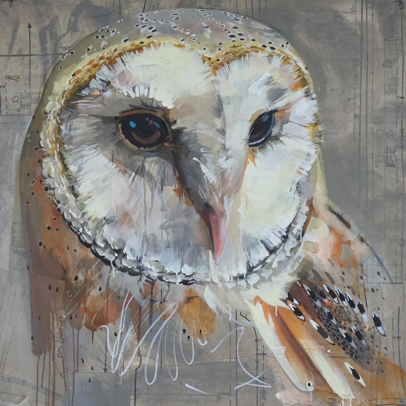 <em>Luna - Large Portrait of a Barn Owl</em> by Zoe Evamy <em>Luna - Large Portrait of a Barn Owl</em> by Zoe Evamy