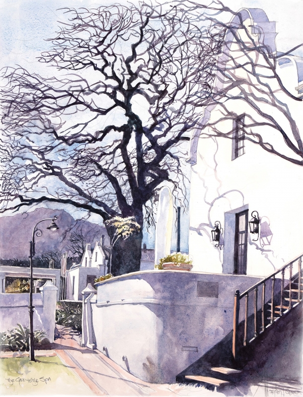 <em>Gate at Lanzerac Wine Estate</em> by Stephen Quirke <em>Gate at Lanzerac Wine Estate</em> by Stephen Quirke