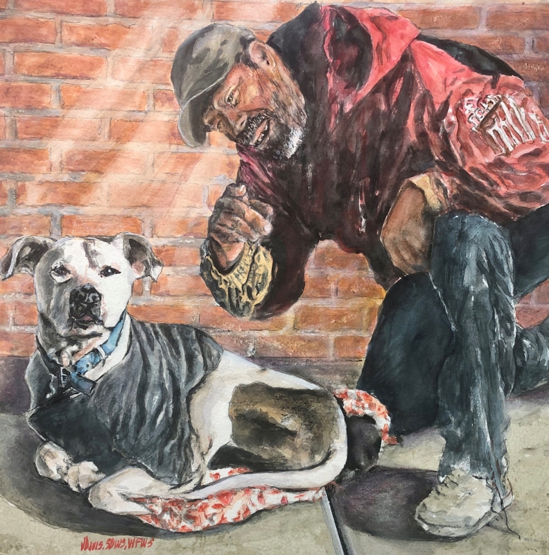 <em>Homeless Dog</em> by James Davis <em>Homeless Dog</em> by James Davis